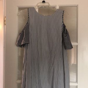 NWT Ann Taylor Loft Cold Shoulder Dress Petite 12